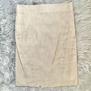 Bebe linen  high waisted skirt